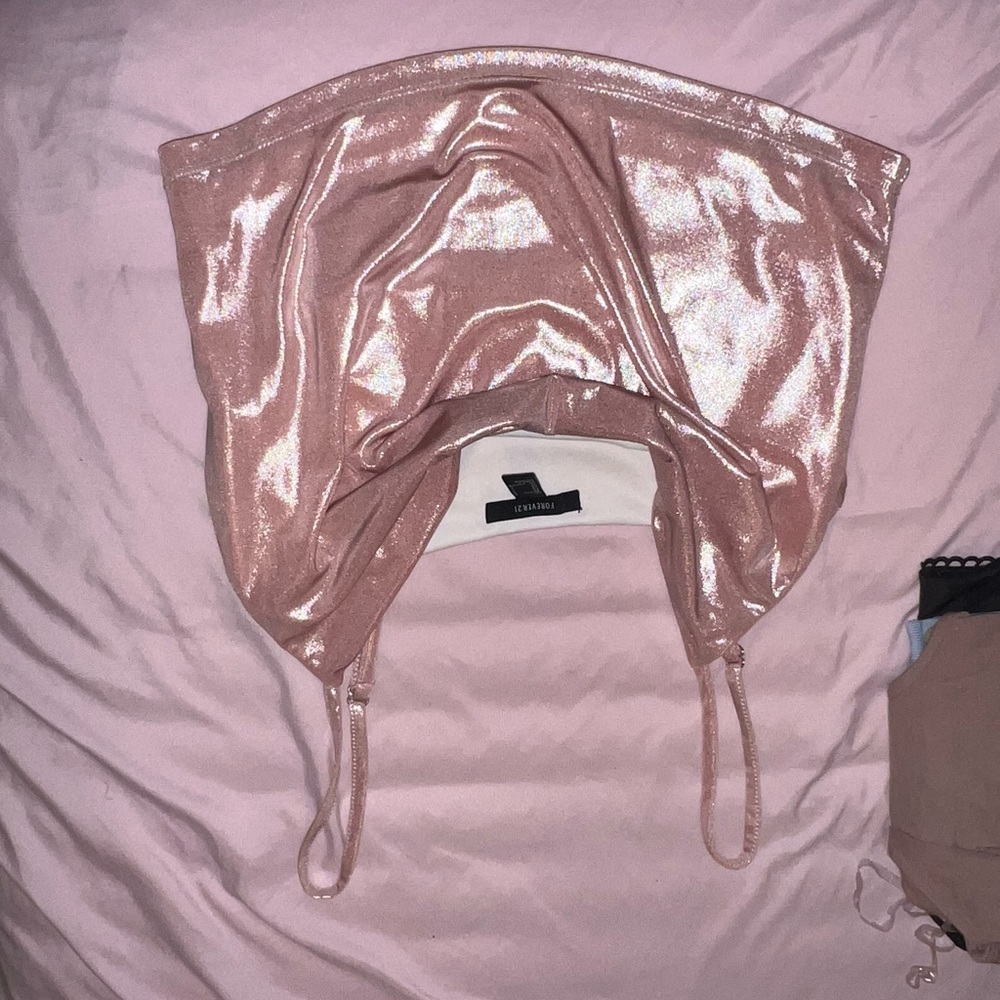Pink Shiny Top